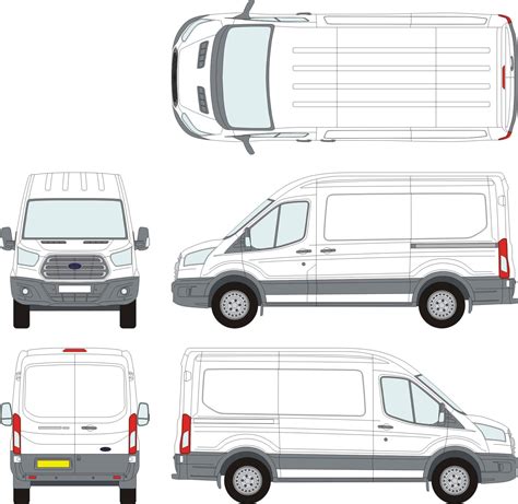 Ford Transit Wrap Template